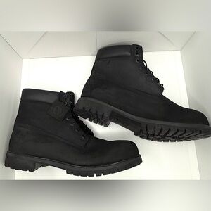 Timberland Men's Black Leather Boots